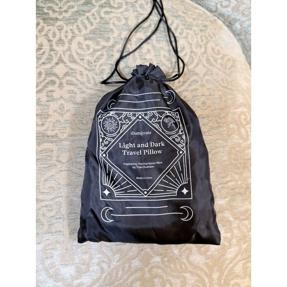 Illumicrate Light and Dark Travel Pillow The Hurricane Wars Thea Guanzon w/ pump